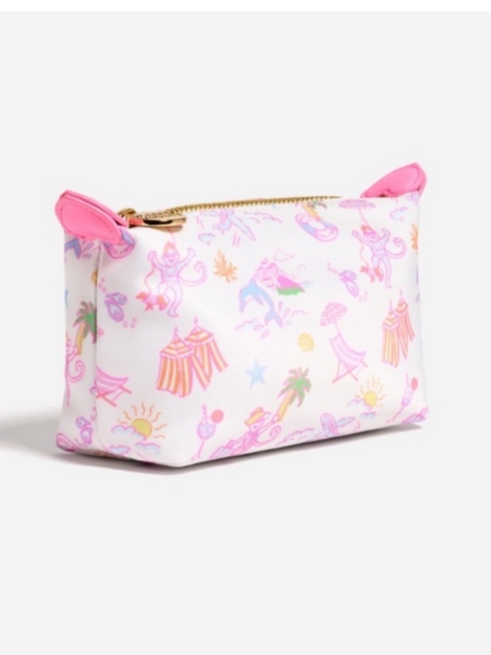 Stoney Clover Lane x Roller Rabbit Hotel Tropical Pouchette Bag